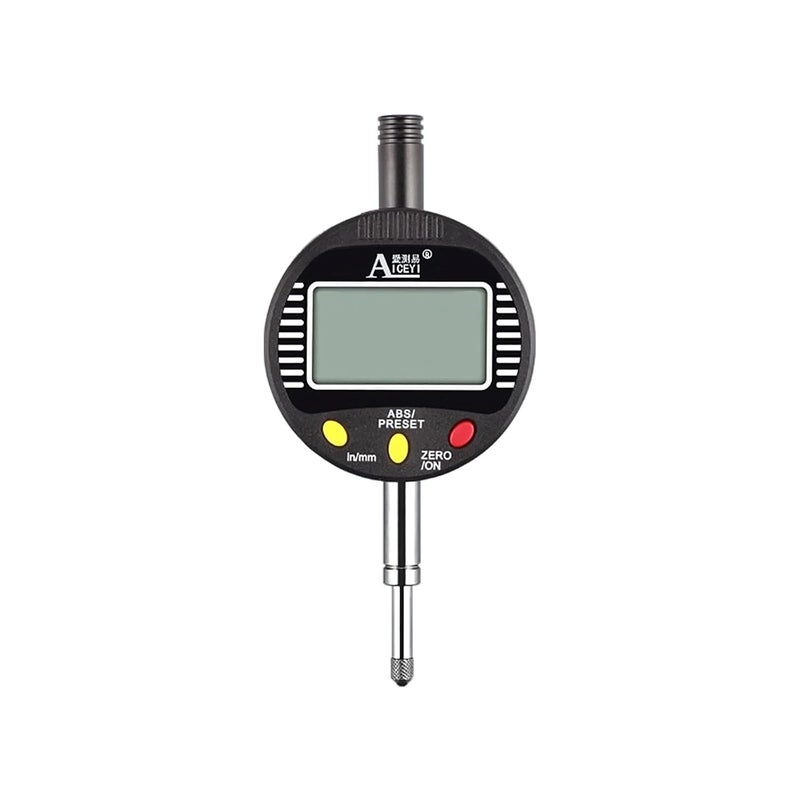 AICEYI Digital dial Gauge, Range 0-0.5in/12mm, Accuracy 0.00004 in/0.001 mm, high Sensitivity, Industrial Grade Quality, Multiple Measurement scenarios, Precise Measurement - Image 1